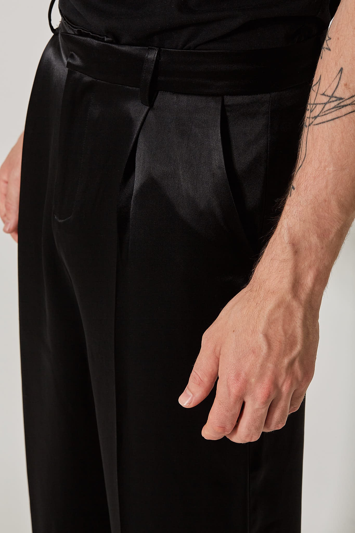 Heavy Satin Trousers (Pre Order)