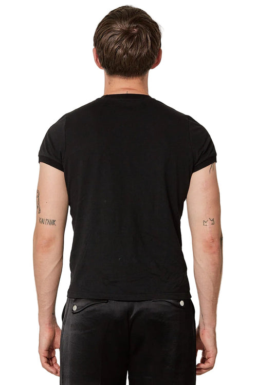 Fine Cotton Shrunk Tee Black (Pre Order)