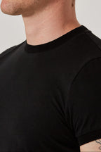 Fine Cotton Shrunk Tee Black (Pre Order)