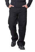 Double Slit Denim Black