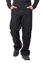 Double Slit Denim Black
