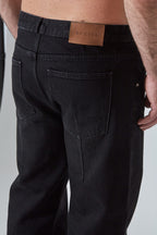 Double Slit Denim Black