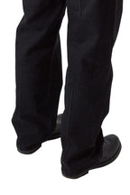 Double Slit Denim Black