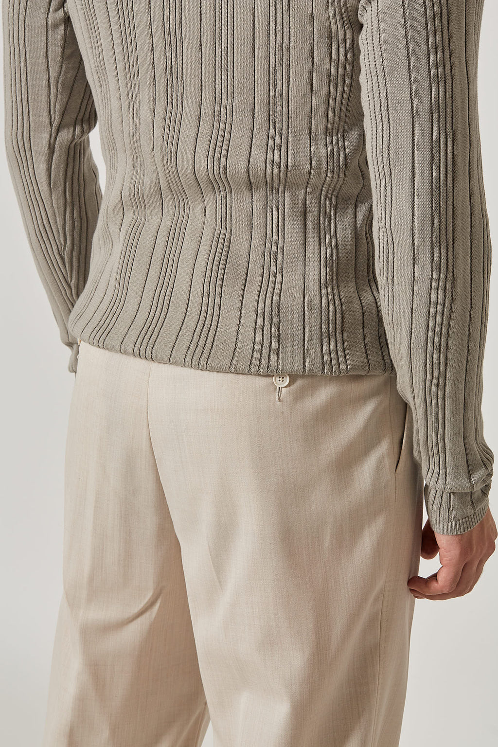 Fine Ribbed Henley Mint (Pre Order)