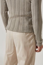 Fine Ribbed Henley Mint (Pre Order)