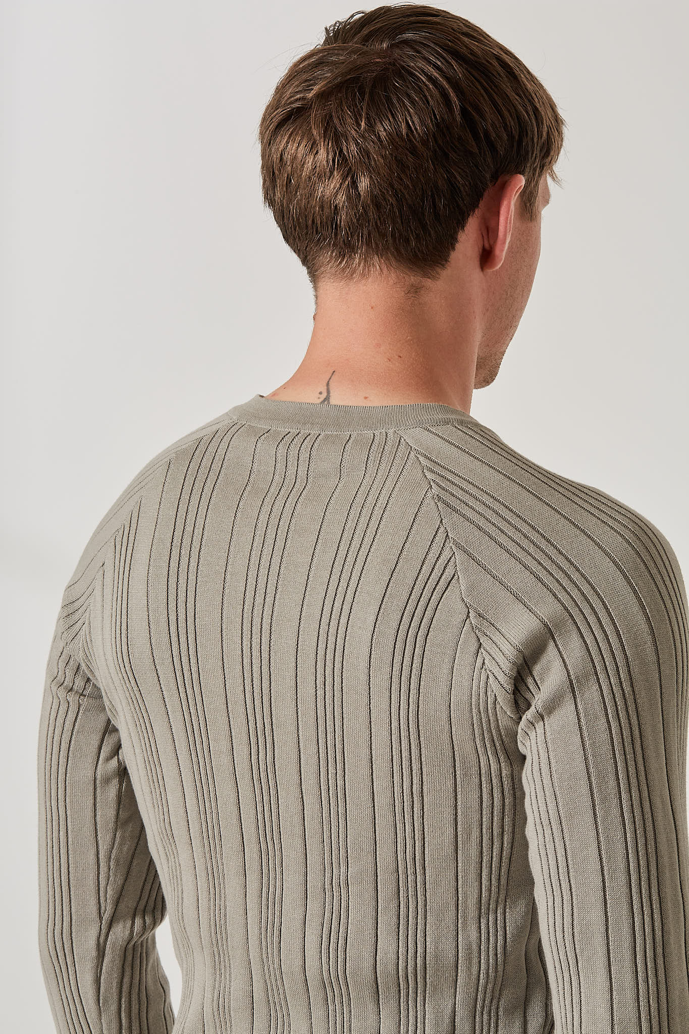 Fine Ribbed Henley Mint (Pre Order)