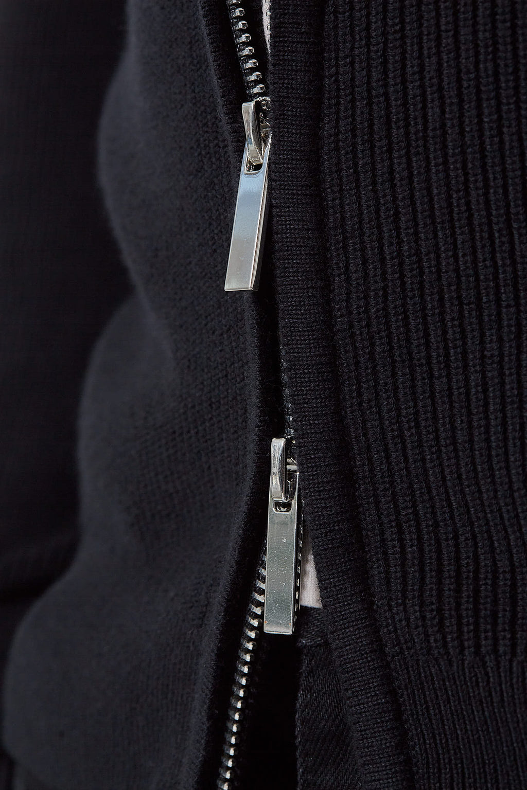 Fine Knitted Raglan Zip Hoodie