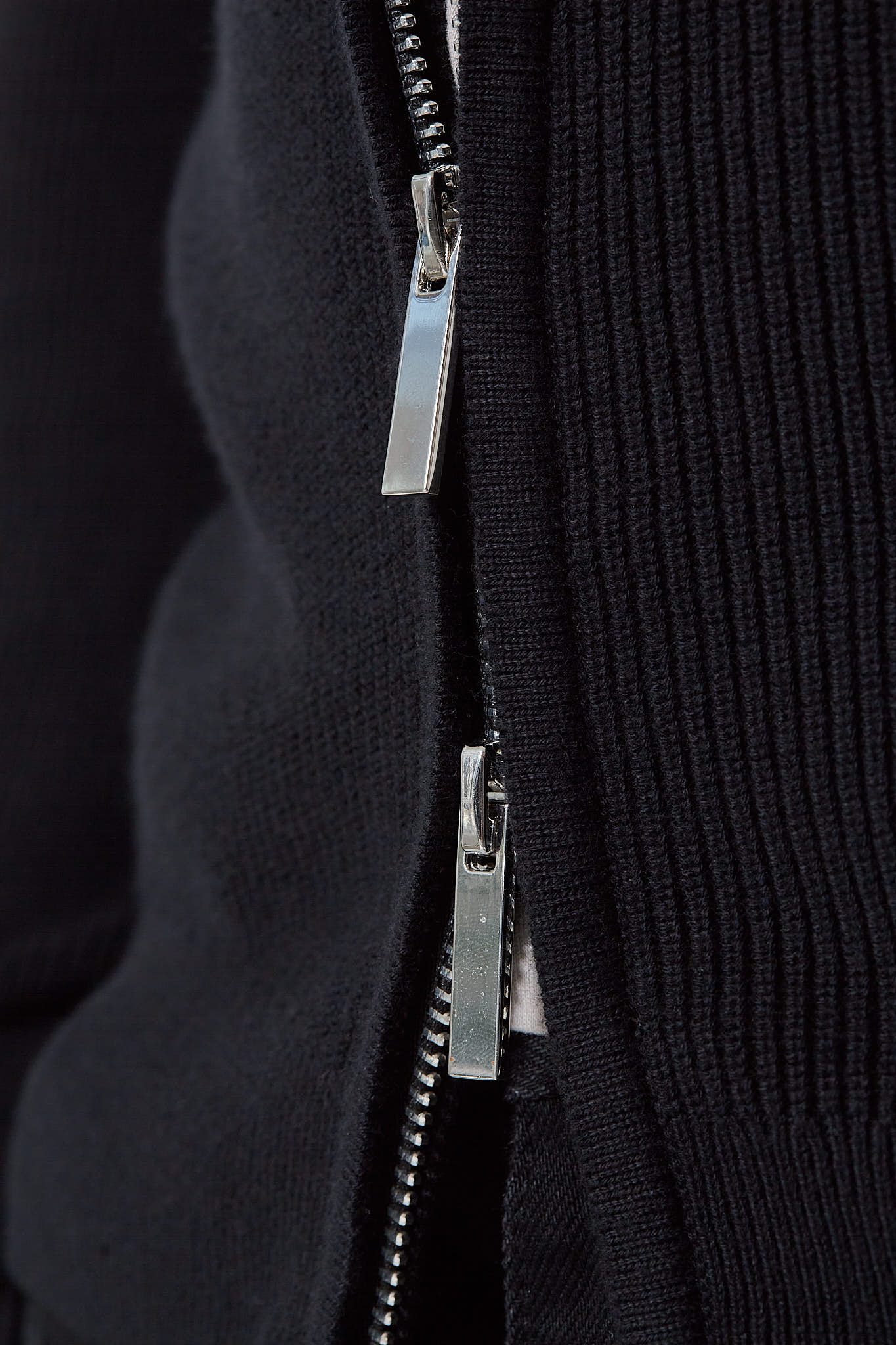 Fine Knitted Raglan Zip Hoodie